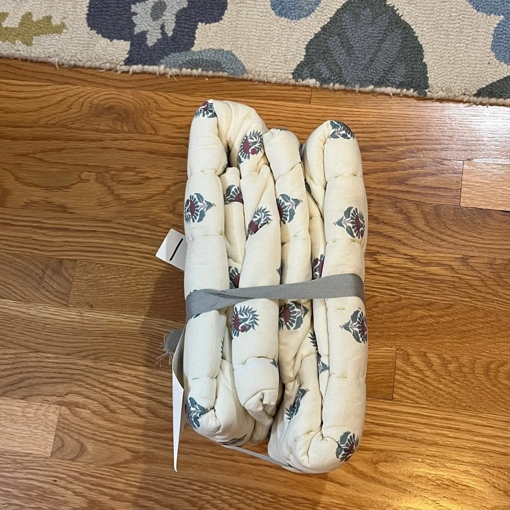 Anthropologie Cotton Floral Printed King Shams NWT